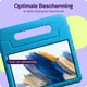 HappyCase Samsung Tab A8 Kinder Tablethoes met Handvat Blauw afbeelding 6