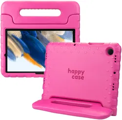 HappyCase Samsung Tab A8 Kinder Tablethoes met Handvat Roze afbeelding