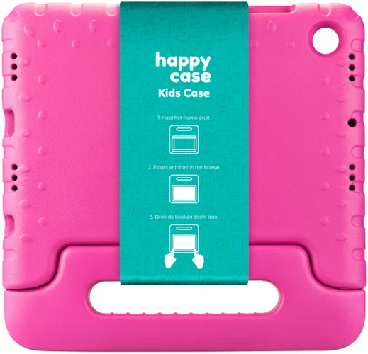 HappyCase Samsung Tab A8 Kinder Tablethoes met Handvat Roze afbeelding 11