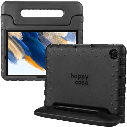 HappyCase Samsung Tab A8 Kinder Tablethoes met Handvat Zwart afbeelding 1