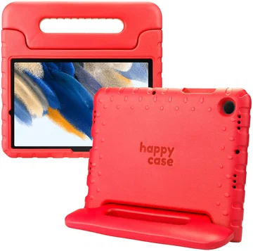 HappyCase Samsung Tab A8 Kinder Tablethoes met Handvat Rood