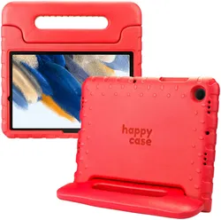 HappyCase Samsung Tab A8 Kinder Tablethoes met Handvat Rood afbeelding