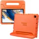 HappyCase Samsung Tab A8 Kinder Tablethoes met Handvat Oranje