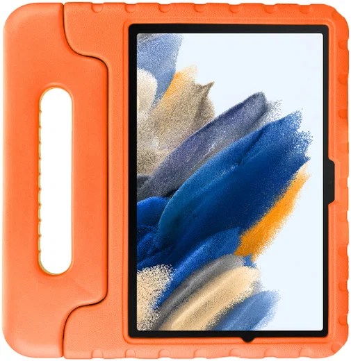 HappyCase Samsung Tab A8 Kinder Tablethoes met Handvat Oranje afbeelding 7