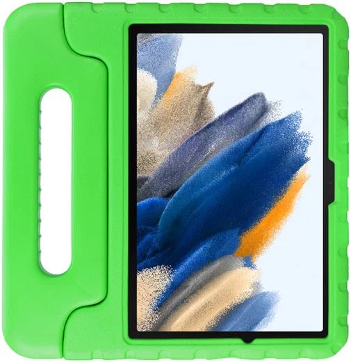HappyCase Samsung Tab A8 Kinder Tablethoes met Handvat Groen afbeelding 2