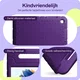 HappyCase Samsung Tab A8 Kinder Tablethoes met Handvat Paars afbeelding 4