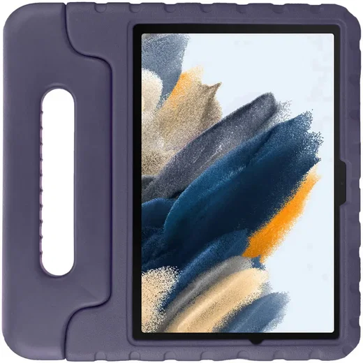 HappyCase Samsung Tab A8 Kinder Tablethoes met Handvat Paars afbeelding 2