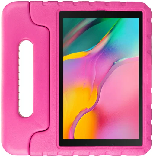 HappyCase Samsung Tab A 8.0 (2019) Kinder Tablethoes met Handvat Roze afbeelding 2