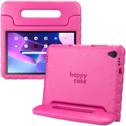 HappyCase Lenovo Tab M10 Plus/FHD Plus Kinderhoes met Handvat Roze afbeelding
