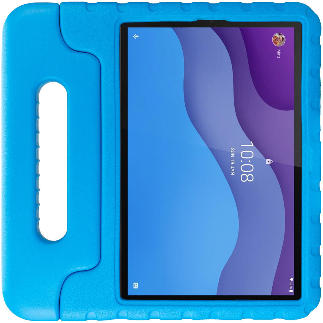 HappyCase Lenovo Tab M10 HD Gen 2 Kinder Tablethoes met Handvat Blauw afbeelding 4