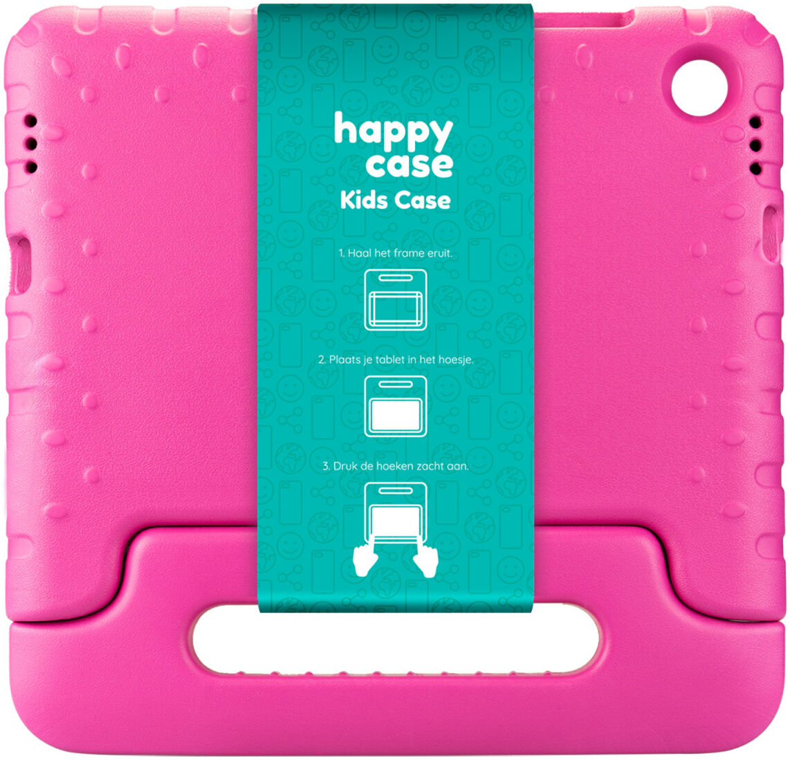 HappyCase Lenovo Tab M10 HD Gen 2 Kinder Tablethoes met Handvat Roze afbeelding 10