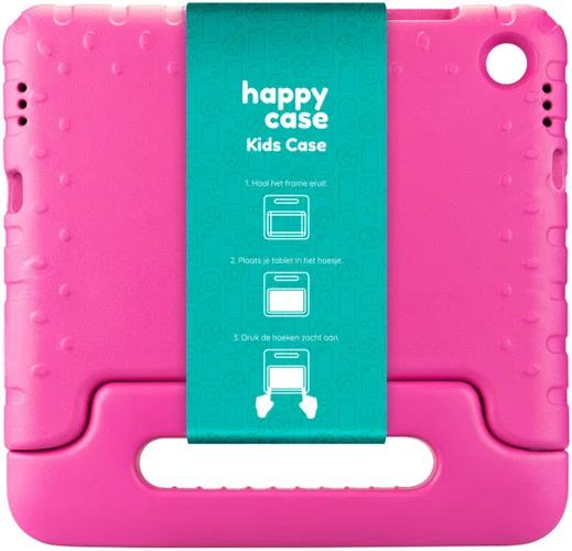 HappyCase Lenovo Tab M10 HD Gen 2 Kinder Tablethoes met Handvat Roze afbeelding 10