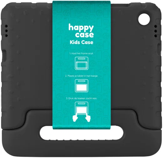 HappyCase Lenovo Tab M10 HD Gen 2 Kinder Tablethoes met Handvat Zwart afbeelding 5