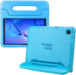 HappyCase Huawei MediaPad T3 (10) Kinder Tablethoes met Handvat Blauw afbeelding