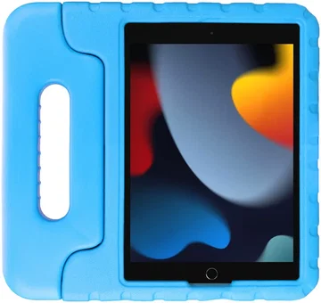 HappyCase iPad 11 (2025) /10.9 (2022) Kindertablethoes met Handvat Blauw