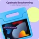 HappyCase iPad 11 (2025) /10.9 (2022) Kindertablethoes met Handvat Blauw afbeelding 5