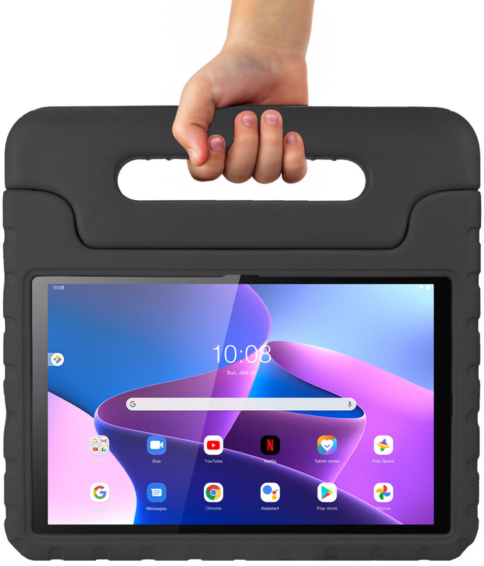 HappyCase Lenovo Tab M10 Gen 3 10.1 Kinder Tablethoes Handvat Zwart afbeelding 9