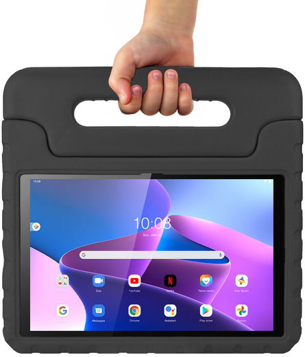 HappyCase Lenovo Tab M10 Gen 3 10.1 Kinder Tablethoes Handvat Zwart afbeelding 9