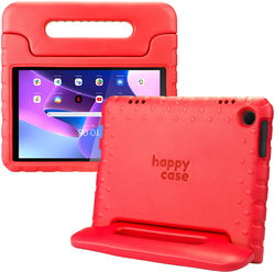 HappyCase Lenovo Tab M10 Gen 3 10.1 Kinder Tablethoes Handvat Rood afbeelding