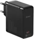 Baseus GaN2 100W Snellader met Fast Charge + 100W USB-C Kabel Zwart afbeelding 1