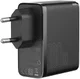 Baseus GaN2 100W Snellader met Fast Charge + 100W USB-C Kabel Zwart afbeelding 7