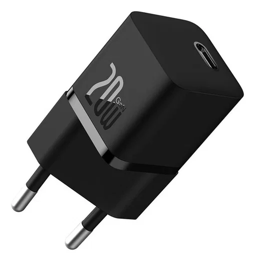 Baseus GaN5 20W Compacte Fast Charger USB-C Zwart afbeelding 1