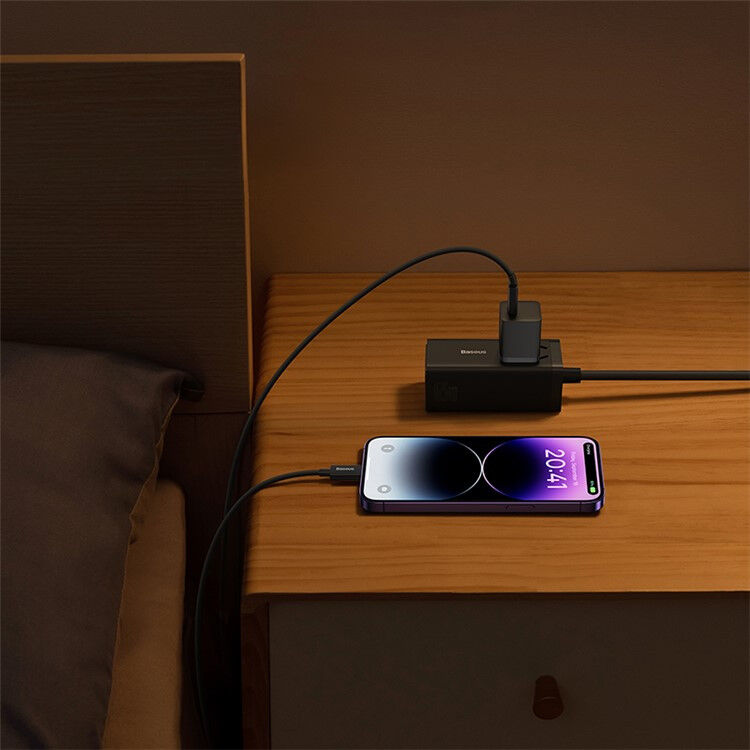 Baseus GaN5 30W Compacte Fast Charger USB-C Zwart afbeelding 10