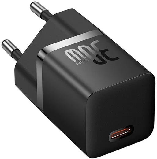 Baseus GaN5 30W Compacte Fast Charger USB-C Zwart afbeelding 11