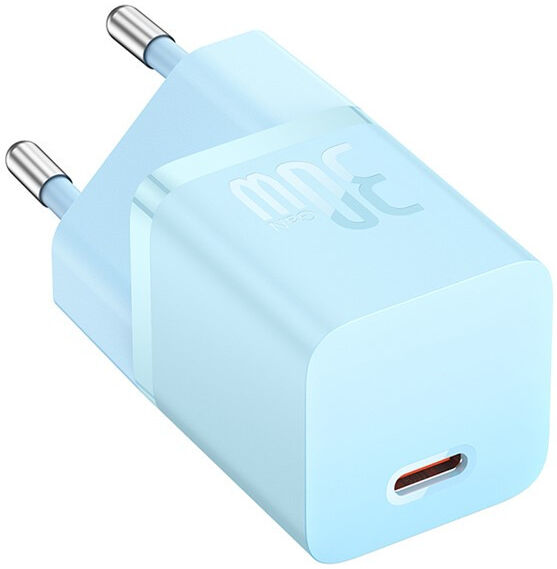 Baseus GaN5 30W Compacte Fast Charger USB-C Blauw afbeelding 11