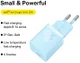 Baseus GaN5 30W Compacte Fast Charger USB-C Blauw afbeelding 2