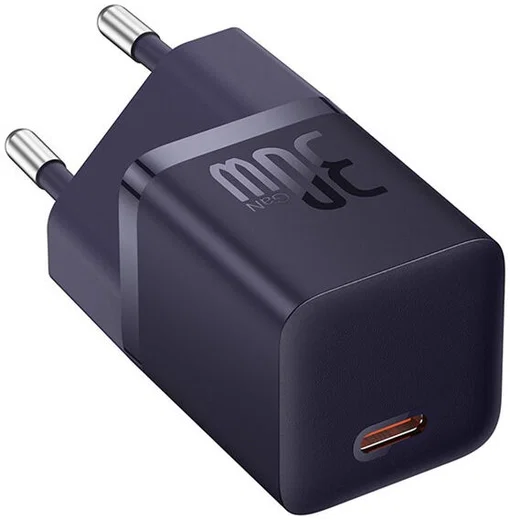Baseus GaN5 30W Compacte Fast Charger USB-C Paars afbeelding 10