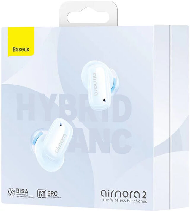 Baseus AirNora 2 Draadloze Bluetooth Oordopjes Noise Cancelling Blauw afbeelding 8
