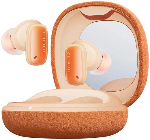 Baseus AirNora 2 Draadloze Bluetooth Oordopjes Noise Cancelling Oranje afbeelding 1