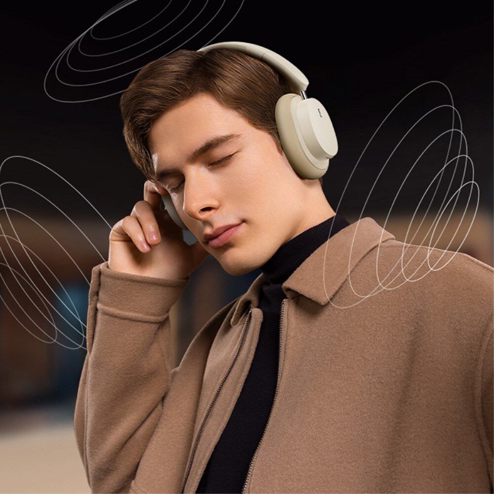 Baseus Bowie D05 Draadloze Koptelefoon Bluetooth 5.3 Beige afbeelding 9