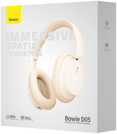 Baseus Bowie D05 Draadloze Koptelefoon Bluetooth 5.3 Beige afbeelding 13
