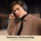 Baseus Bowie D05 Draadloze Over-Ear Koptelefoon Bluetooth 5.3 Antraciet afbeelding 10