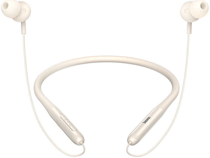 Baseus Bowie P1x Bluetooth Oordopjes met Nekband Beige afbeelding 1