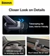 Baseus T-Space Solar Elektrische Telefoon Houder Auto Tesla Model Y/3 afbeelding 7