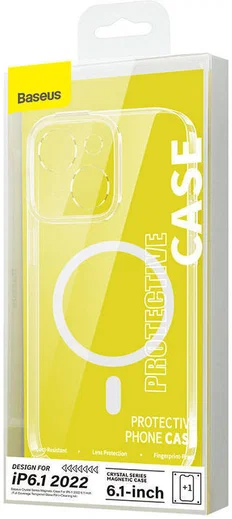 Baseus iPhone 14 Hoesje MagSafe + Screenprotector Transparant afbeelding 7