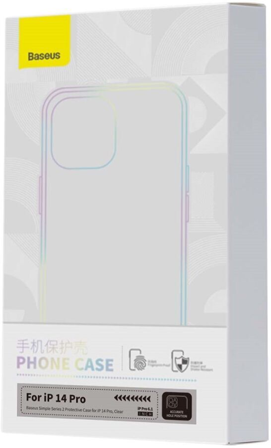 Baseus Apple iPhone 14 Pro Hoesje Ultra Dun Back Cover Transparant afbeelding 12