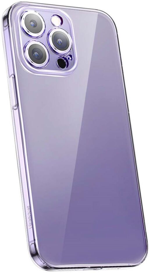 Baseus Apple iPhone 14 Pro Hoesje Ultra Dun Back Cover Transparant afbeelding 2