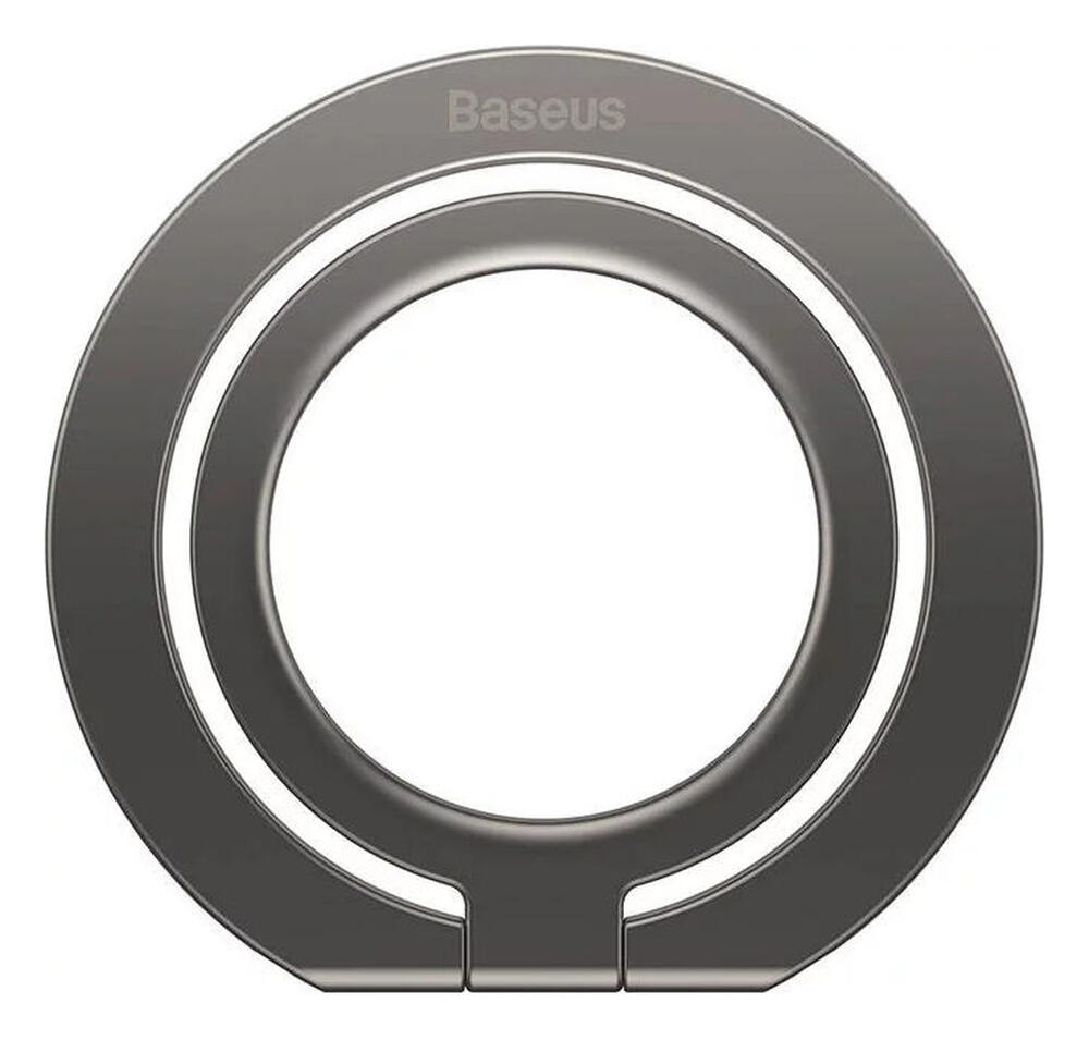 Baseus Halo Series Vouwbare Metalen Ring Standaard voor Vinger Grijs afbeelding 2