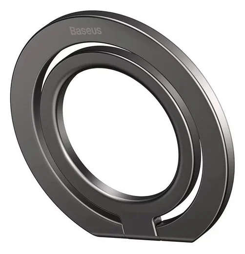 Baseus Halo Series Vouwbare Metalen Ring Standaard voor Vinger Grijs afbeelding 7