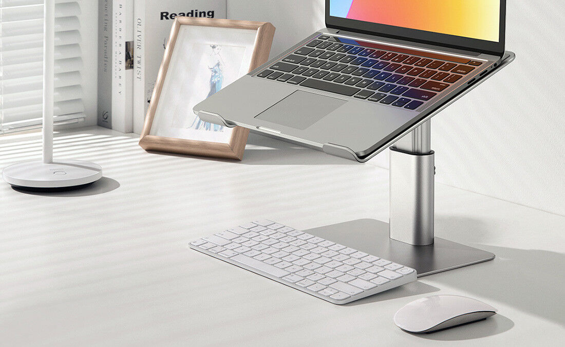 Baseus Verstelbare Laptop en Tablet Stand 11 tot 17.3 Inch Zilver afbeelding 3