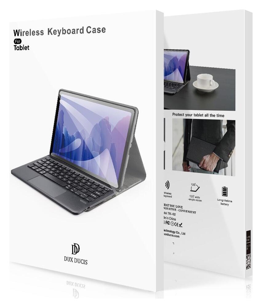 Dux Ducis Xiaomi Pad 6/6 Pro Hoes met Bluetooth Toetsenbord QWERTY afbeelding 9