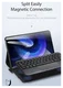 Dux Ducis Xiaomi Pad 6/6 Pro Hoes met Bluetooth Toetsenbord QWERTY afbeelding 5