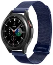 Dux Ducis - Milanese Staal Universeel Smartwatch Bandje 22MM - Blauw