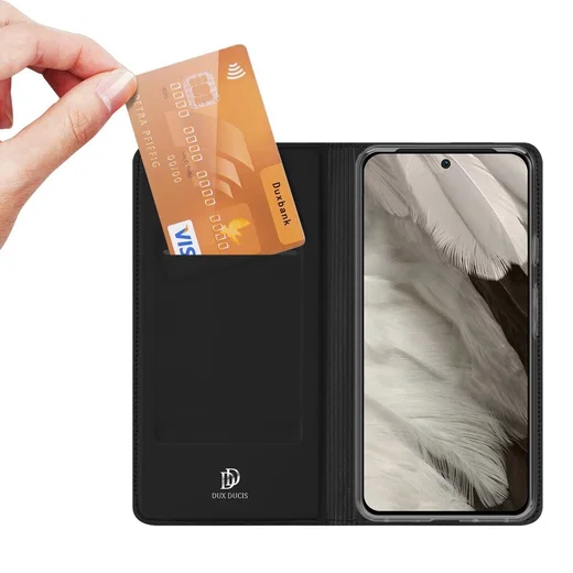 Dux Ducis Skin Pro Google Pixel 8 Hoesje Portemonnee Zwart afbeelding 2