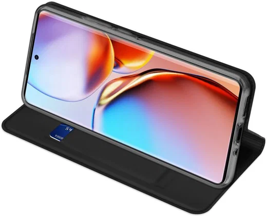 Dux Ducis Skin Pro Motorola Edge 40 Pro Hoesje Portemonnee Zwart afbeelding 5