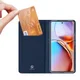 Dux Ducis Skin Pro Motorola Edge 40 Pro Hoesje Portemonnee Blauw afbeelding 2